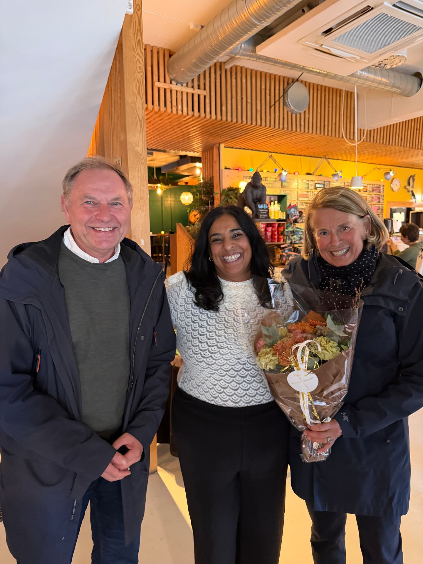 Heidi og Eivind Grøv i møte med kulturministeren